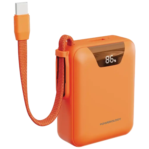 باورولوجي يورك باور بانك 10000mAh اورنج