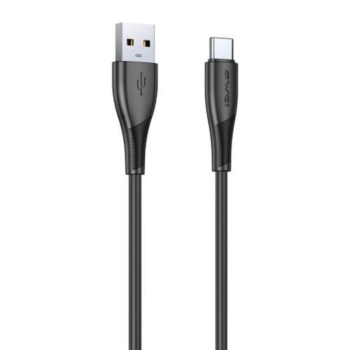 كابل USB من نوع Awei CL-182T، من نوع USB إلى USB-C...