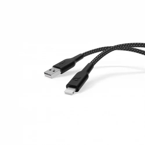 كابل باورولوجي 1.2Mمضفر USB-A إلى Lightning