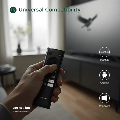 جهاز تحكم لاسلكي جرين ليون برو مع لوحة مفاتيح وماو...