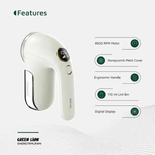 مزيل الأقمشة الرقمي ErgoTrim من Green Lion - أبيض...