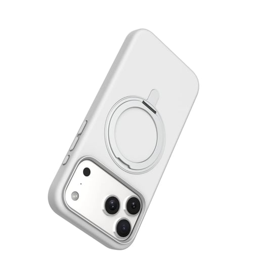 كفر جوال ايفون 17 برو ماكس ماج سيف سيليكون مع حامل...