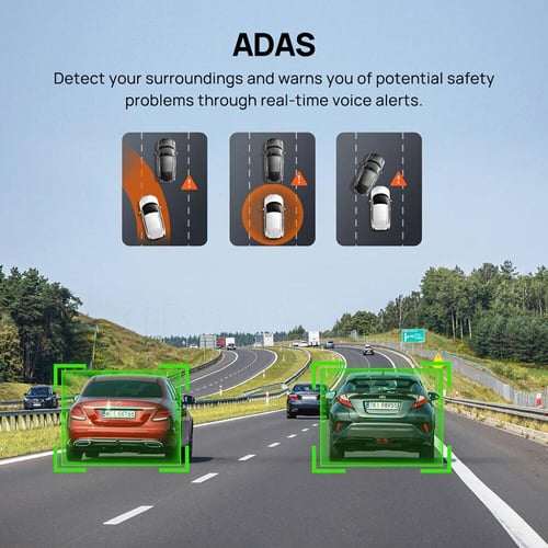 كاميرا سيارة داش كام 70mai 3k A510 امامية وخلفية