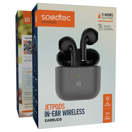 سماعات بورودو ساوندتيك جيت بودز اللاسلكية داخل الأ...