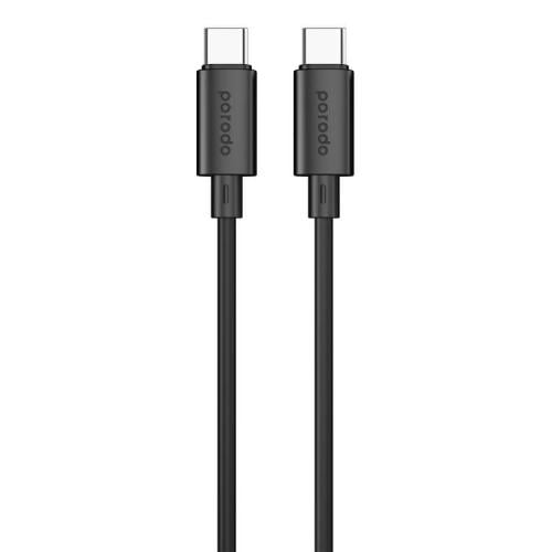 كابل بورودو بلو 60W PD من النوع C إلى C PVC بطول 1...