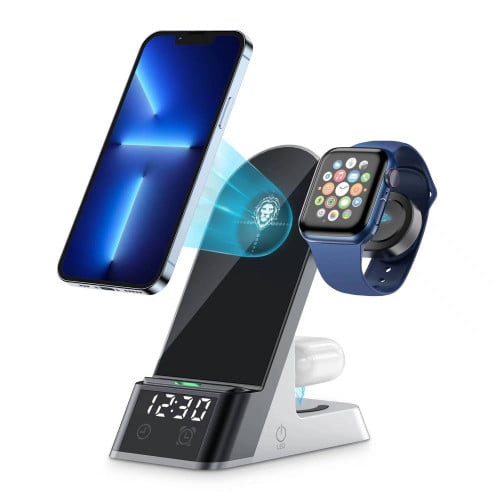 قرين لايون شاحن لاسلكي 6 في 1 - 15 وات ، المادة: A...