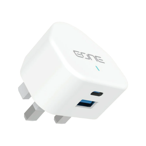فيش بقوة 20 واط منفذين PD&usb-A من E-ONE