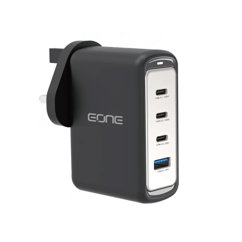 شاحن جداري بقوة 100 واط 3 منافذ PD+ منفذ USB-Aمن ا...