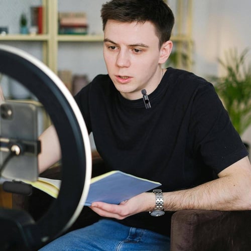 ميكروفون مزدوج GM-76X من Green Lion، 3 في 1، نطاق...