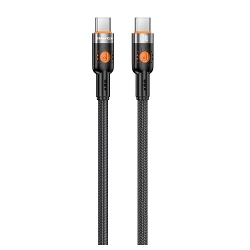 كابل AWEI C-C بقوة 60 واط وطول 1 متر، موديل CL-3C-...