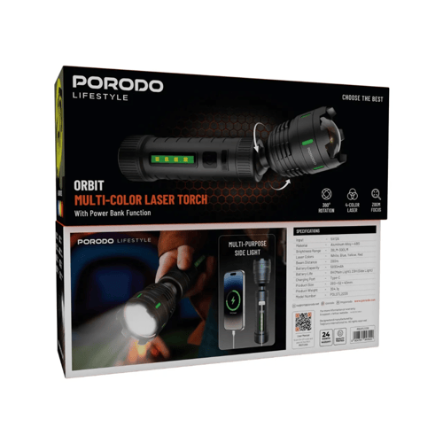 مصباح يدوي لايف ستايل مع بنك طاقة بسعة 5000 مللي أ...