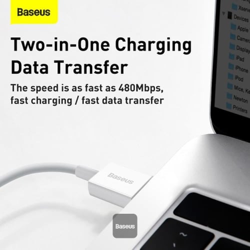 كابل بيانات Baseus Superior للشحن السريع من USB إل...