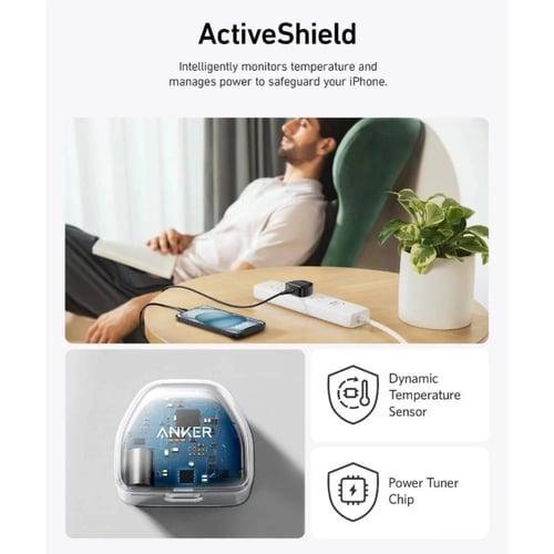 أنكر - فيش جداري 511 بمنفذ تايب سي بقوة 20 واط