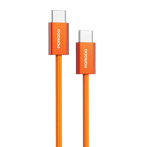 كابل بورودو USB-C مضفر عالي السرعة للشحن ونقل البي...