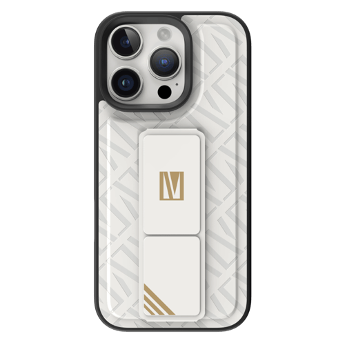 كفر مورفيكس مع حامل لموبايل ايفون 16 برو لون ابيض...