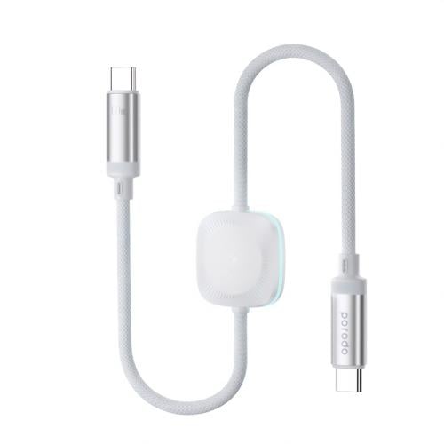 بورودو كابل 2 في 1 USB-C إلى USB-C 60 واط مع شاحن...
