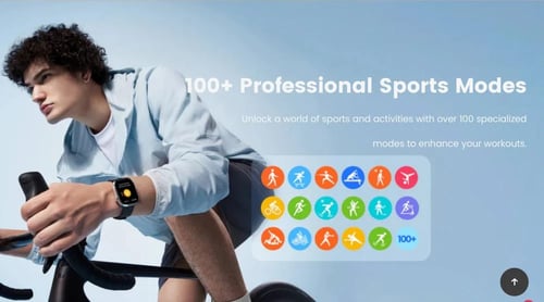 ساعة ذكية ميبرو C4 - فضي