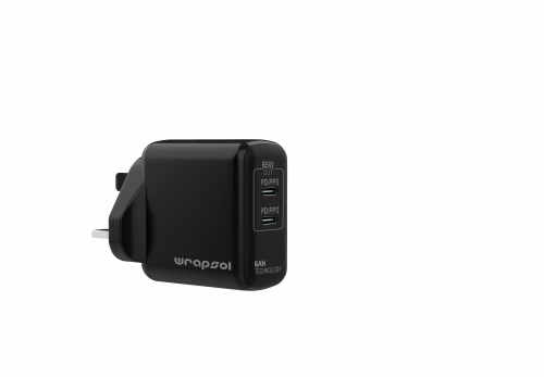 شاحن رابسول المزدوج PD Gan بقوة 65 وات - أسود