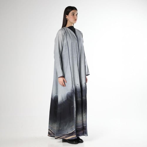 Light Blue Printed Linen