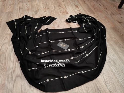 طرحة حجاب مطرز