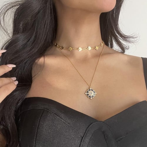 سلسال North Star مطلي بالذهب