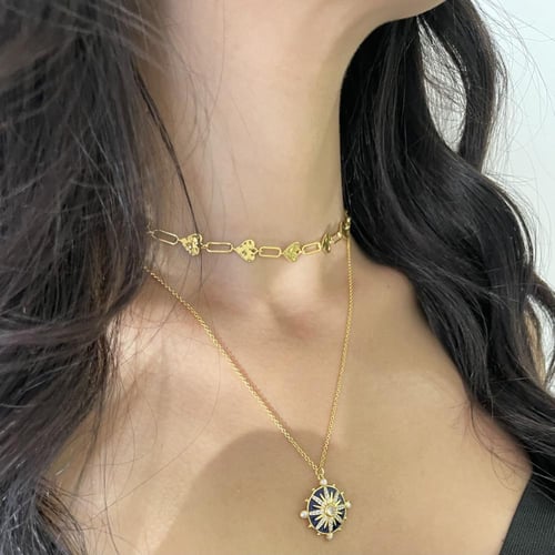 سلسال North Star مطلي بالذهب