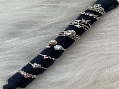 خاتم بامبي من الفضة الاسترليني