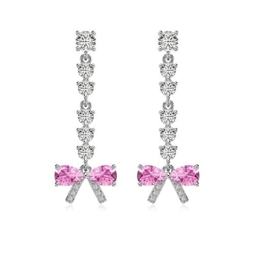 حلق روبنزل من الفضة الخالصة والكوبك زركون