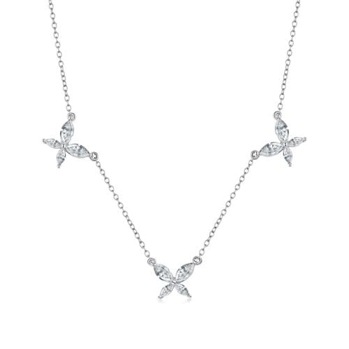 سلسال من الفضة الخالصة 925 والكوبك زيركون