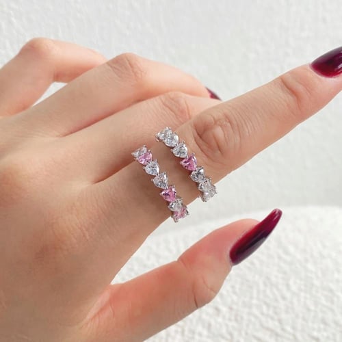 خاتم to my Heart من الفضة الخالصة