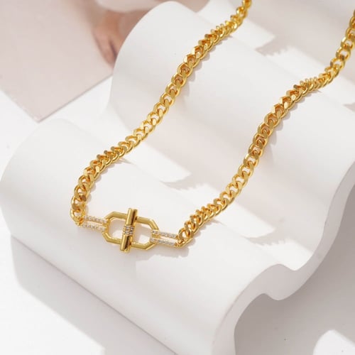 تشوكر مطلي بالذهب Miss elegant