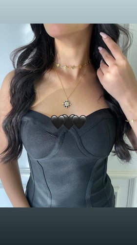 سلسال North Star مطلي بالذهب