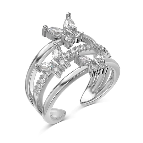 خاتم garden من الفضة الخالصة