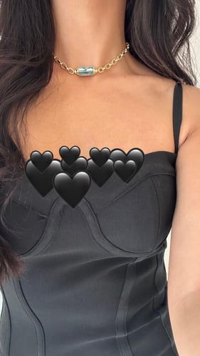 سلسال You and Me مطلي بالذهب