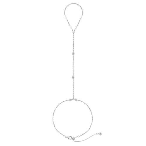 سوار كف من الفضة handchain