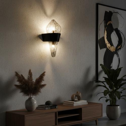 WALL LAMP-8163 جداري ليبرتا الاسود