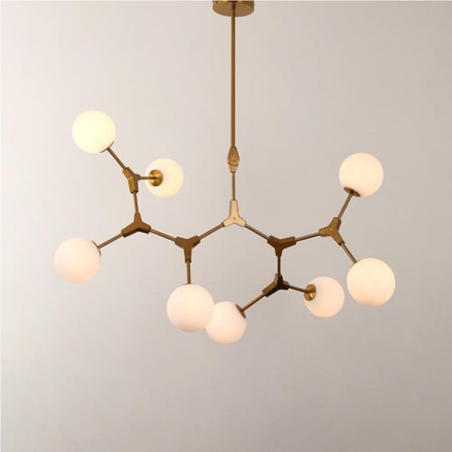 QTS-CN6002 ثريا كريبتون المودرن(ذهبي)