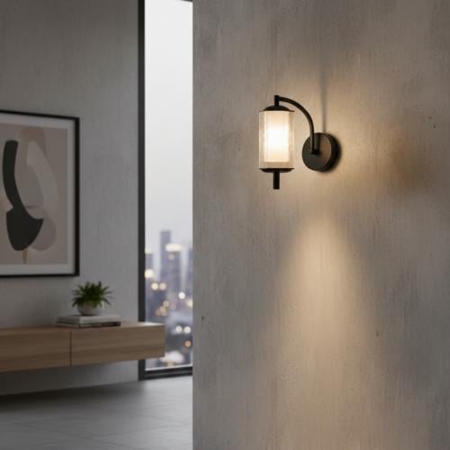 WALL LAMP-8130|L جداري تاليب اسود
