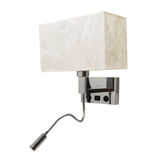 جداري اباجورة فندقية QTS-B09 SILVER