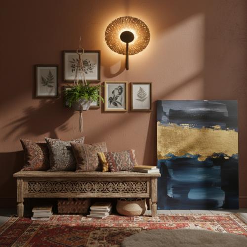 WALL LAMP-8216-GL جداري لوتس دائري