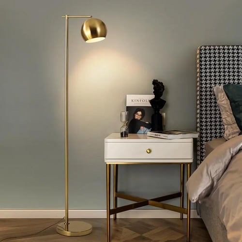 QTS-511FL اباجورة ستاند جولد