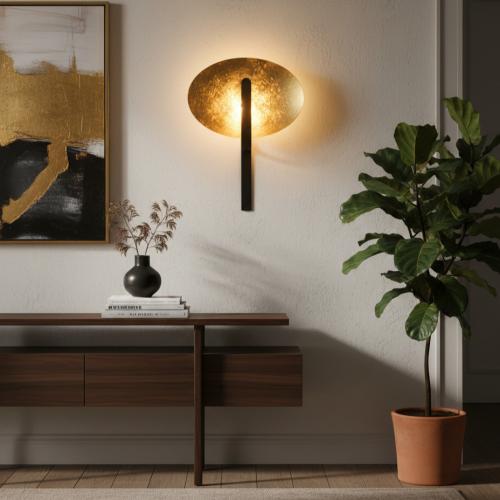 WALL LAMP-8139 جداري شايني ذهبي اسود