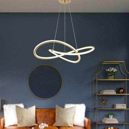 LED chandelier-835 GD-LED ثريا ستار لاين الذهبي