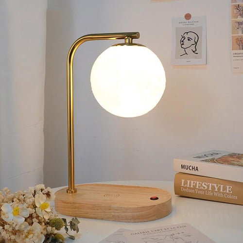 QTS-MWDS539 أباجورة خشبية كروية