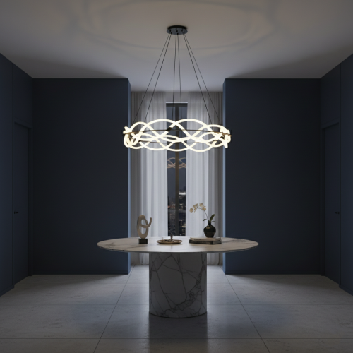 Chandelier-H01/600mm-LED ثريا مودرن لايت