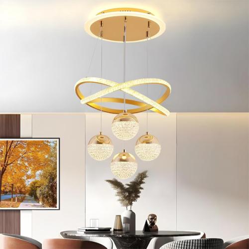 LED chandelier-850 GD-LED ثريا لاين بول الذهبي