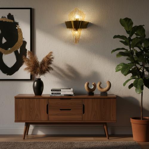 WALL LAMP-8163|AM جداري ليبرتا الذهبي