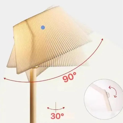 QTS-MWDS530 اباجورة خشبية كلاسيكية (USB charging)