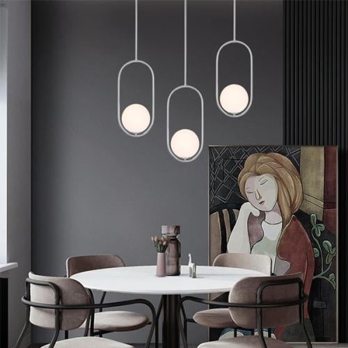 Pendant lamp-ESD0252-2AB - GAB+WH - Iron plating+G...