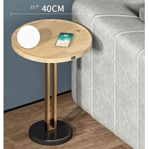 544 (USB+Wireless Charging）إنارة الطاولة بشاحن لاس...